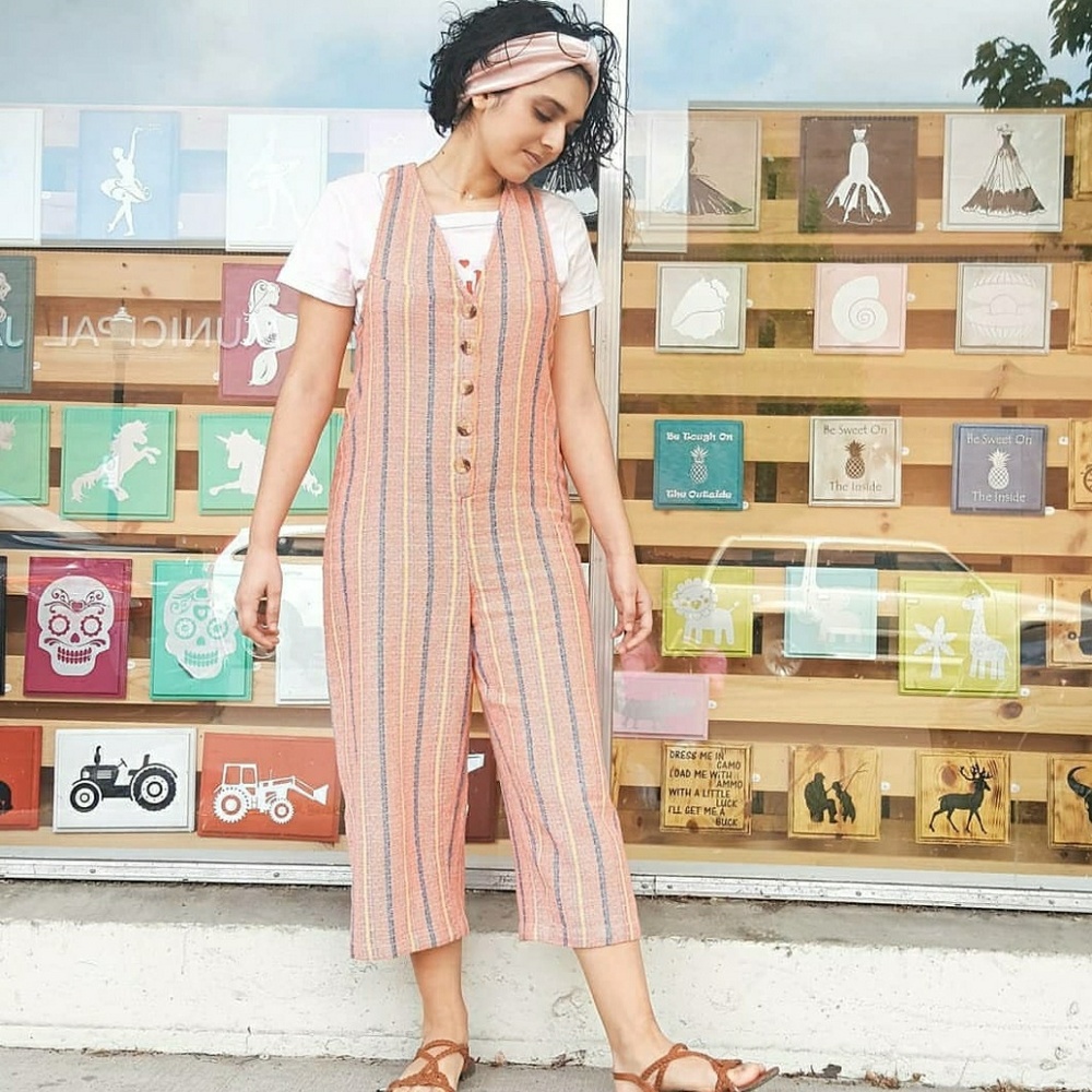 UO Jordan Button-Down Jumpsuit